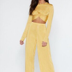 Party Time Gold Jumpsuit!
